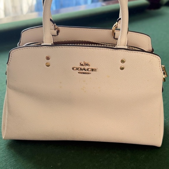 Coach Handbags - Coach Ivory Satchel Bag